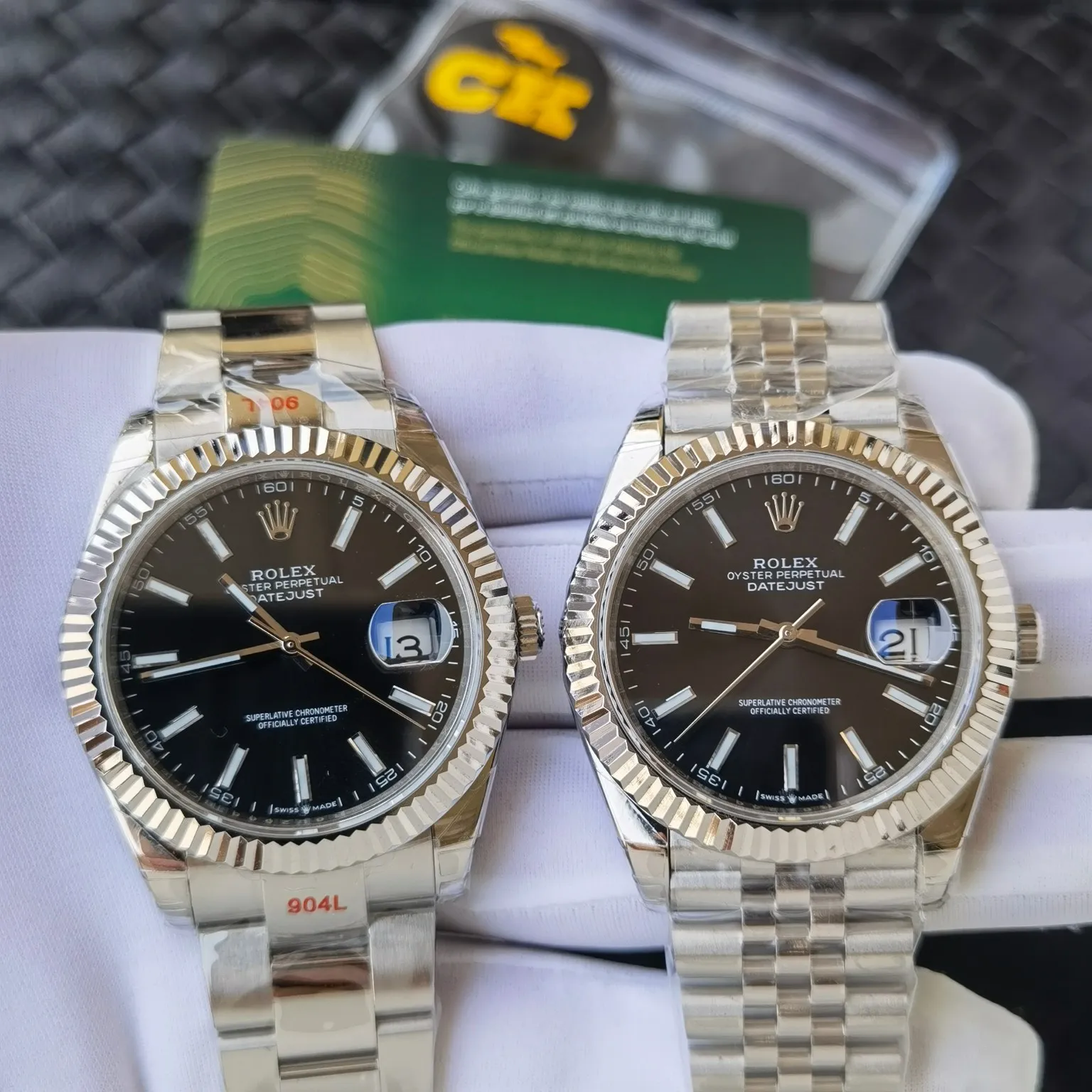 【High-end replica】💰1160! Customized all-in-one machine 💰1720! Rolex Datejust series, 904 stainless steel watch strap (2 styles), 5 five-piece and three-chain, genuine mold customization, custom bezel, size 41mm, equipped with the latest customized all-in-one 9015 imported movement, wear-resistant and scratch-resistant sapphire mirror!