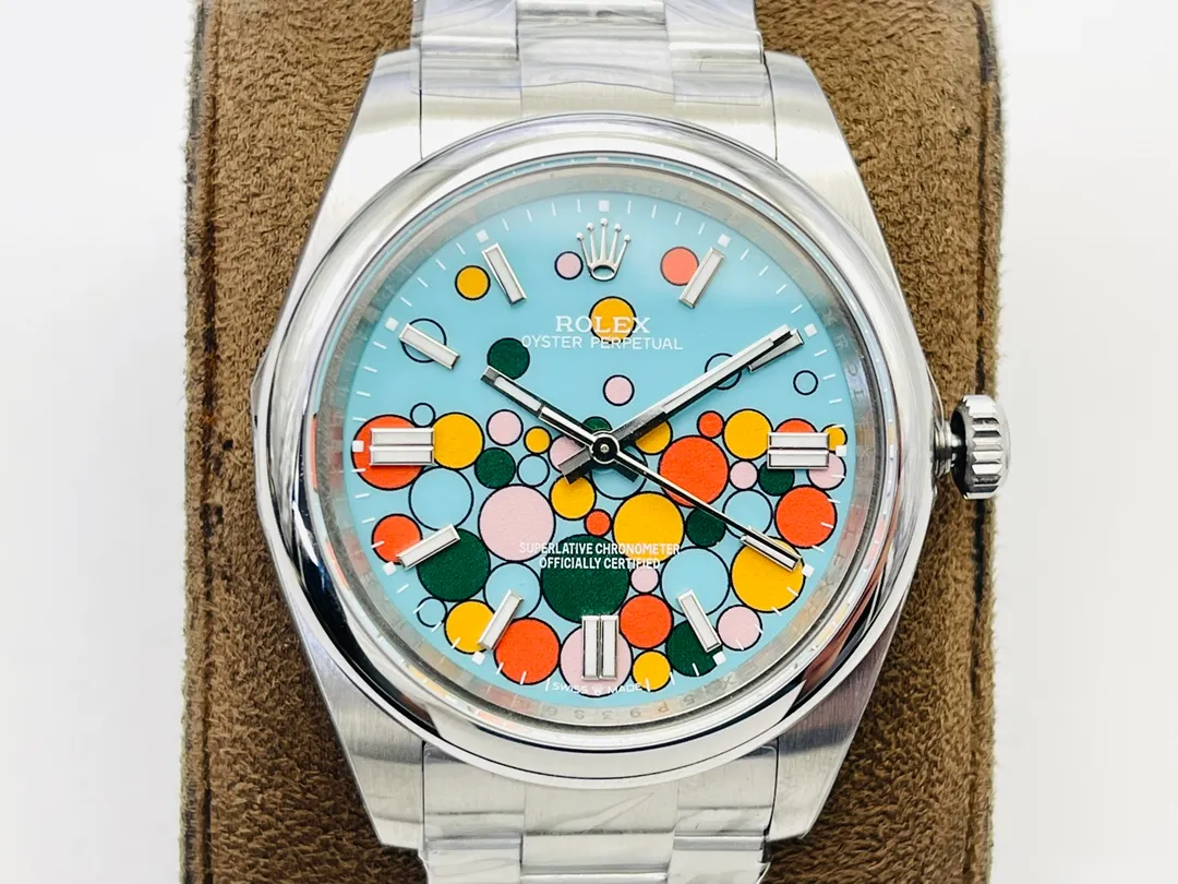 【High-end replica】💰1300! 【Customized all-in-one machine】💰1920! [Top replica] Private chat! ! ! Rolex’s new Oyster Perpetual series 126000 and 124300 balloon style ceiling-level watches are welcome to taste! 1⃣️The diameter is 41MM, which is in sync with the original size. It is built in conjunction with high-end original manufacturers. A series of improvements have been made in parallel this time! The price/performance ratio is also super high! 2⃣️With 2836 fully automatic mechanical movement! This movement is of unanimously recognized quality in the industry! 3⃣️The new Oyster model is very popular once it is opened this time. The dial is generated with 51 balloons! The three-dimensional 3D effect is so amazing that you can’t put it down! VR Factory2023’s ingenious masterpiece is welcome to taste! The pictures were taken as top replica real shots!