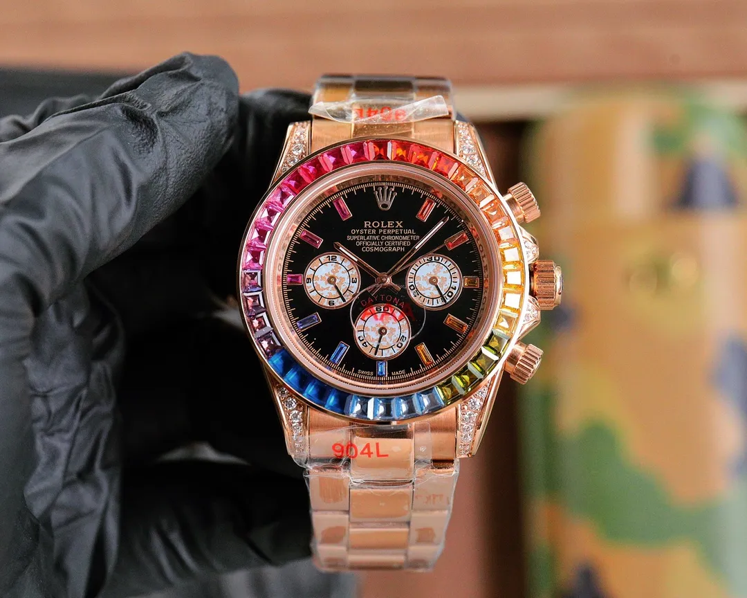 【High-end replica】💰1720! 🎩ROLEX Daytona series, automatic machine, stainless steel case, size 43mm, coated glass, stainless steel strap, original buckle, the Rolex Daytona you can’t put down, the endless product once and for all