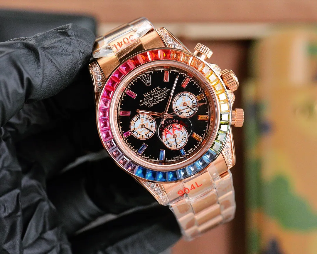 【High-end replica】💰1720! 🎩ROLEX Daytona series, automatic machine, stainless steel case, size 43mm, coated glass, stainless steel strap, original buckle, the Rolex Daytona you can’t put down, the endless product once and for all
