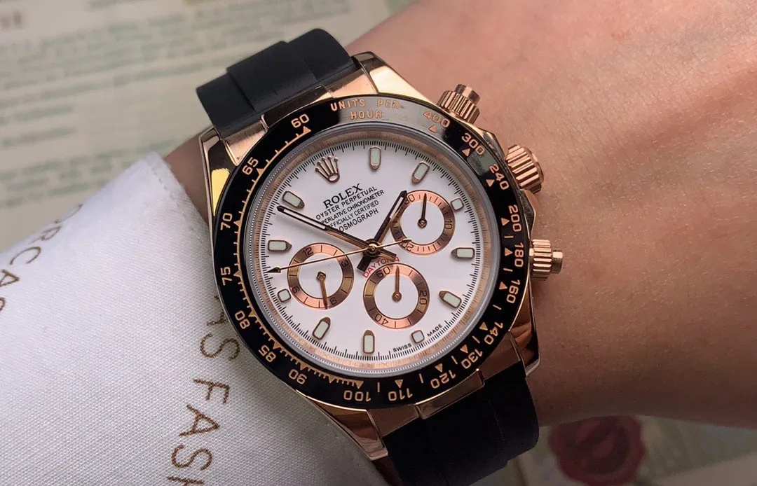 【High-end replica】💰970! Rolex ROLEX⌚️Daytona Series💀Automatic Machine•40mm🔴️Sapphire Glass🎱Waterproof Rubber Strap🍴Safety Buckle🃏Life moves forward every second, but never comes back♠️And there is only limitless learning.