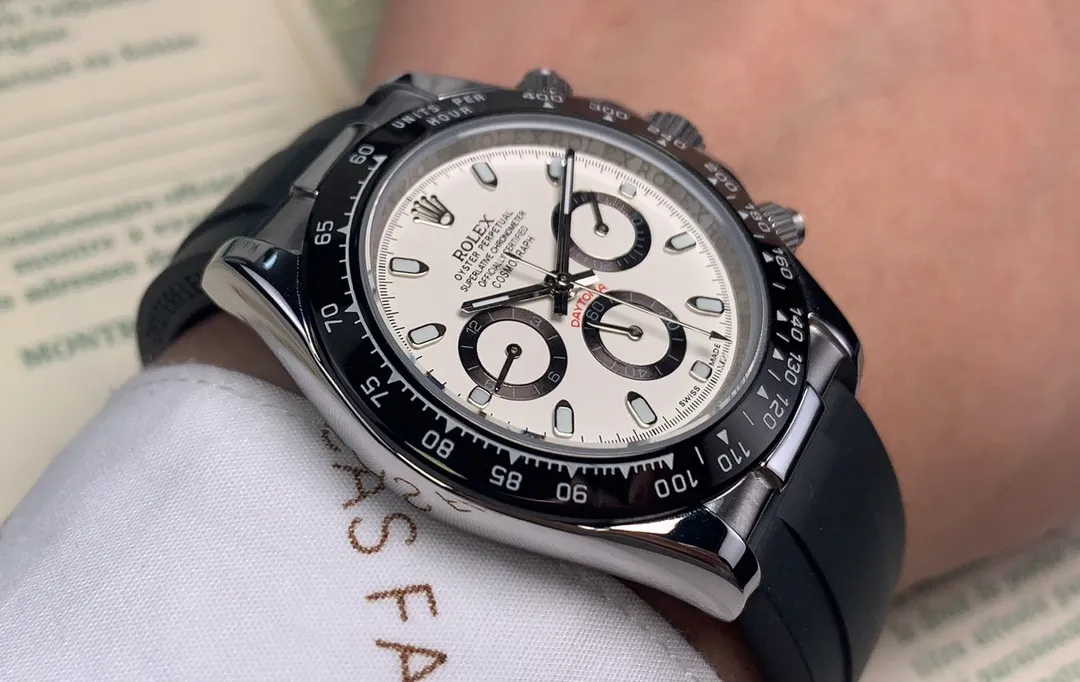 【High-end replica】💰970! Rolex ROLEX⌚️Daytona Series💀Automatic Machine•40mm🔴️Sapphire Glass🎱Waterproof Rubber Strap🍴Safety Buckle🃏Life moves forward every second, but never comes back♠️And there is only limitless learning.