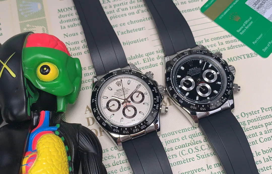 【High-end replica】💰970! Rolex ROLEX⌚️Daytona Series💀Automatic Machine•40mm🔴️Sapphire Glass🎱Waterproof Rubber Strap🍴Safety Buckle🃏Life moves forward every second, but never comes back♠️And there is only limitless learning.