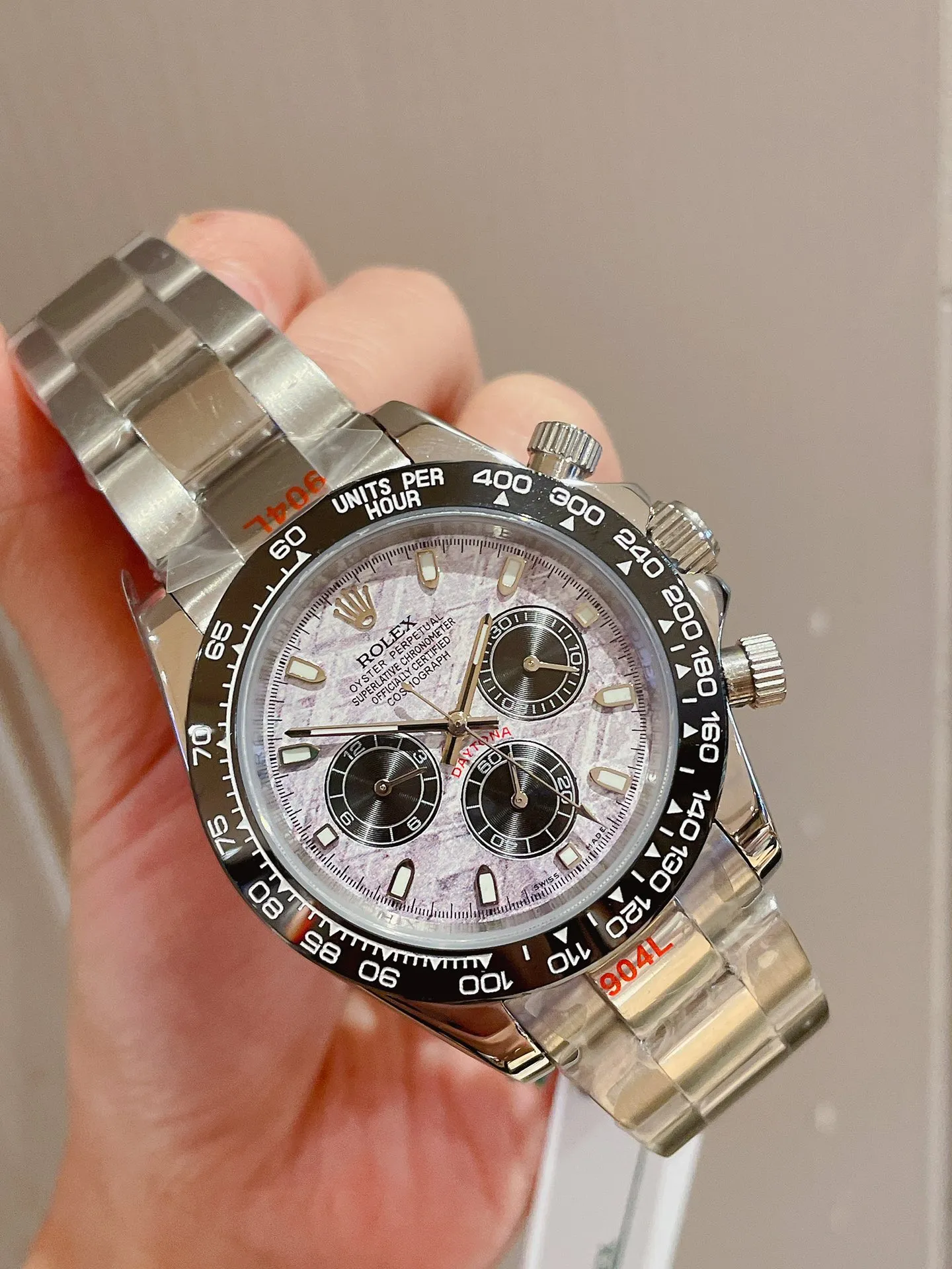 【Foreign trade import】💰1160! Rolex Daytona Series Automatic Mechanical Stainless Steel Case Size 43mm Coated Glass Rubber Strap Original Buckle The Rolex Daytona You Can’t Put Down