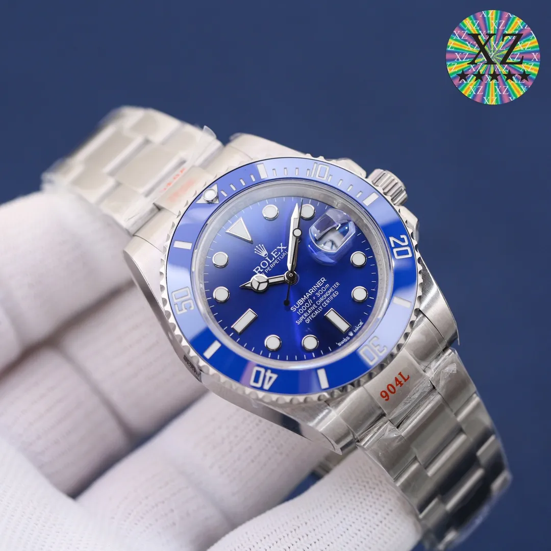 【Top Replica】💰4300! Rolex Submariner 41MM is shockingly released! [Technical Advantages] 1⃣️New Submariner with a diameter of 41MM [Bezel] The bezel is made of one-piece (non-etched) sapphire luminous beads, the platinum electroplated scale has a uniform color that will never fade, the green ghost is emerald green and translucent, and the black ghost is as deep as ink. Super luminous. 2⃣️ [Mirror] Made of scratch-resistant sapphire mirror and blue film calendar crystal. 3⃣️ [904L stainless steel watch case] Through careful polishing and strict quality control, the shape is ensured to be in place. The brushing and polishing can match the original craftsmanship. It is polished with craftsmanship from the inside to the outside, and the case size data is perfectly restored. 4⃣️ [One-click spring buckle] The strap is smooth and made of the same 904L. The strap grain and buckle details are chamfered and polished. It feels soft and comfortable to wear, and the operation is effortless. The buckle number is 1LD. 5⃣️The waterproof performance is comparable to the genuine product - the screw-in outer ring, bottom cover and winding crown system are combined with the middle case to fully demonstrate the waterproof performance of the Oystersteel case! Waterproof 300M!  Satisfy your noble ownership of Rolex Submariner! Welcome for your tasting! Welcome to reprint!