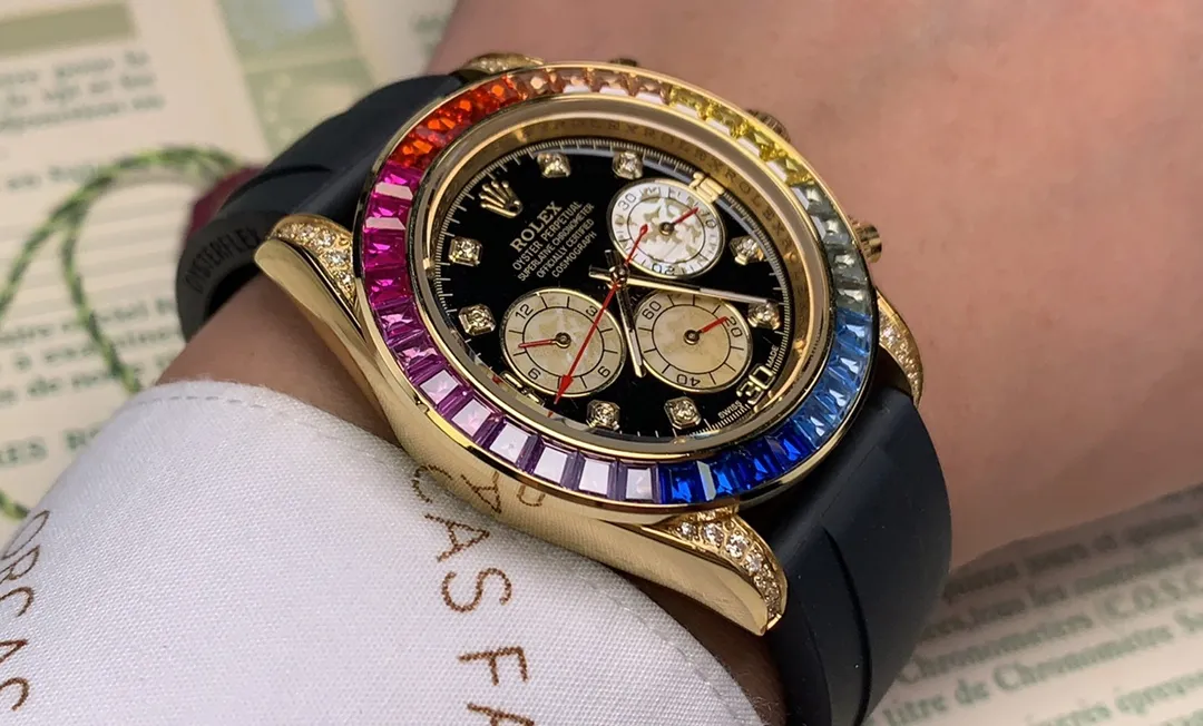 【High-end replica】💰1360! Rolex Daytona series is equipped with imported Citizen 8215 automatic machine, 40mm mineral-strengthened glass, three-bead steel belt, safety buckle. Life moves forward every second, but there is no time to look back, and there is only limitless learning.