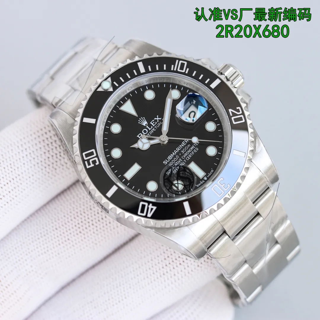 💎VS upgraded version, 2022 latest Rolex, Submariner pre-sale. Quality-guaranteed style, unique three-in-one code and comes with an NFC proximity card, with pictures and the truth. You can watch the video induction effect. Genuine open mold with a new shell type with a diameter of 41mm (not modified from a 40mm shell), equipped with a new 3235 movement, a time-adjustable reversible movement, consistent with the original version, and a 72-hour kinetic energy storage. That’s right, 72 hours. The actual kinetic energy storage time of 3235 movement and 2824/2836 on the market is about 38 hours, and can only be stored for one night. The new 3235 movement has been tested and can be used non-stop for a weekend, truly once and for all. The first batch will enjoy a 50% discount on accessories upgrade service within three years, so you can enjoy worry-free upgrades. Look for VS quality assurance, look for VS unique number, 2R20X680, unique design, exclusive quality.