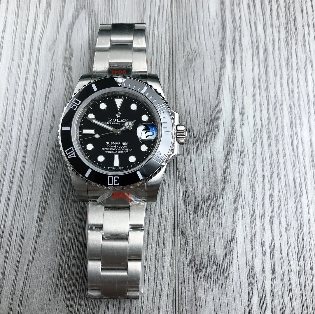 【High-end replica】💰1160! Rolex Submariner ceramic ring (super luminous) 🏍Type: 3-pin Submariner series men's watch 🏍Strap: top 316 stainless steel strap 🏍Movement: imported fully automatic Citizen 8215 mechanical movement 🏍Material: sapphire mirror 🏍Size: diameter 40mm, thickness 12mm 🏍Buckle: original buckle