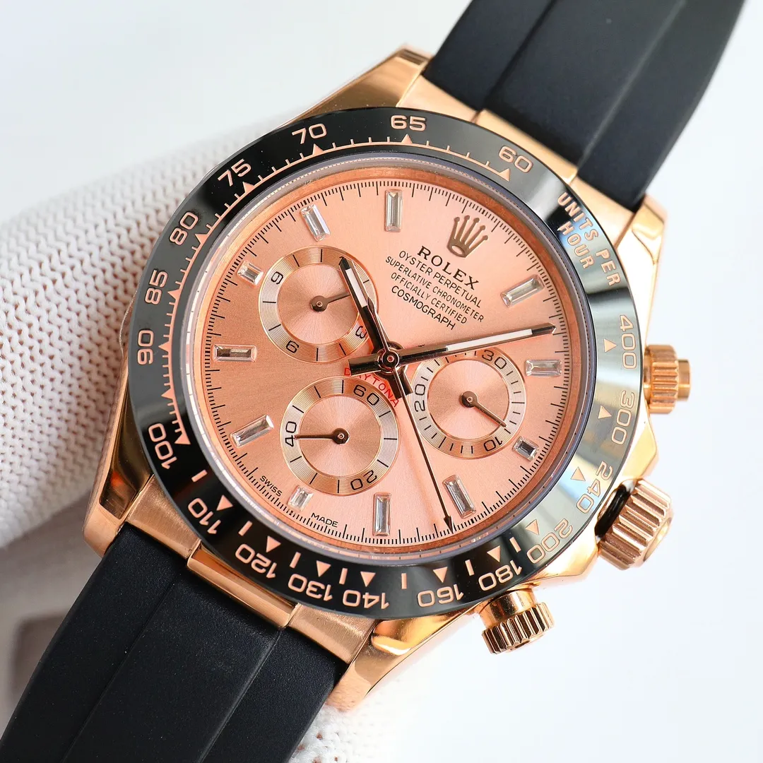 【High-end replica】💰1160! 【Top Replica】💰Private chat! Rolex Daytona, exclusive quality 904 steel version, top replica ROLEX Rolex Daytona, Daytona chronograph watch, 904l stainless steel, screw-in crown and buttons, using Swiss 4130 automatic mechanical chronograph and running seconds movement, efficient, accurate and stable, table diameter 40mm, thickness 12.2mm, same model as Shawn Yue. This picture is a top replica real shot!