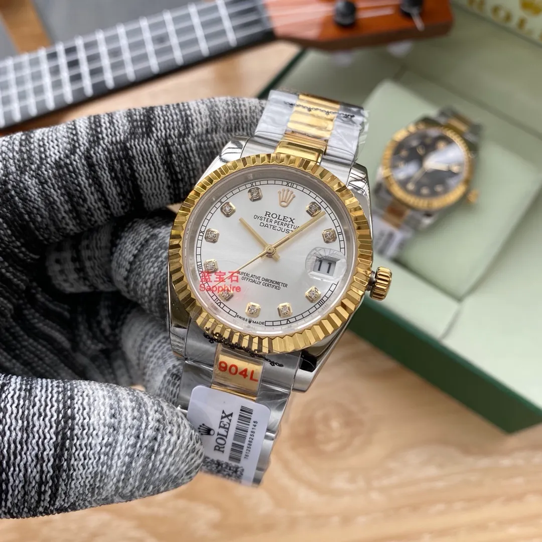 【High-end replica】💰1520! Rolex - ROLEX Diary Series Men's Mechanical Watch Imported from Citizen Original Machine 316L Stainless Steel Diamond Case Sapphire Glass (Super Waterproof) Diameter 36mm Thickness 13mm 316L Stainless Steel Strap Noble and luxurious, enjoy the charm. Welcome to reprint...