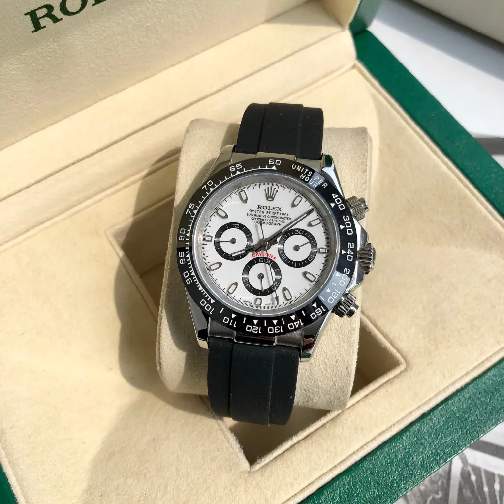 【High-end replica】💰1160! Customized all-in-one machine 💰1720! Rolex Daytona Series [Diameter] 40mm [Movement] Equipped with imported fully automatic mechanical movement [Ring] Imported finely polished ring/ceramic ring [Mirror] Scratch-resistant sapphire glass mirror [Material] Imported 316L stainless steel case [Strap] Stainless steel three-bead strap/high-quality tape [Buckle] Original buckle Super high quality, more beautiful in kind, market exclusive! Classic men's casual watch, the standard accessory for successful men, allowing you to wear it once and for all!