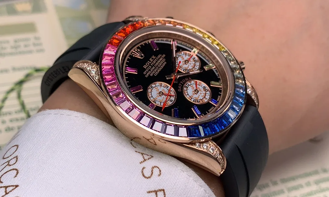 【Foreign trade import】💰1160! Rolex ROLEX⌚️Daytona Series💀Automatic •40mm🔴️Mineral-strengthened glass🎱Three-bead steel strap🍴Safety buckle🃏Life moves forward every second, but never comes back♠️And there is only a limitless sea of ​​learning