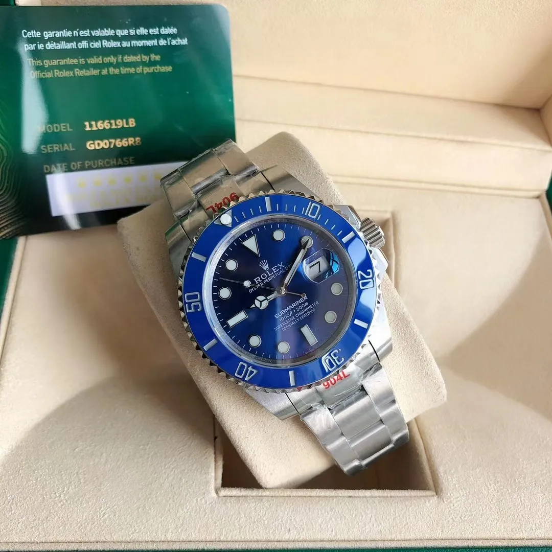 【High-end replica】💰1160! 【Customized all-in-one machine】💰1720! Rolex Submariner The new upgraded version of Submariner - the brightest star in the night sky. The appearance details of the built-in new Citizen movement are consistent with the original. The official synchronization in 2022 is the new Submariner [color] Citizen Submariner. On the occasion of the replacement of the Submariner calendar model, GD quality control will also open a further perfect interpretation of Citizen watches! Redefine the quality and value standards of Citizen watches! GD quality control will work with elite accessories manufacturers to strictly inspect and select, and is committed to making more perfect Citizen watches! This time, the details of the Submariner are meticulously studied and multi-layered quality control is carried out. The specific details are as follows: 1. Large factory surface: The GD Submariner surface is friendly and cared for by the top factory in the industry. The radial pattern focusing effect on the disk surface is synchronized with the original. The logo and font on the disk are guaranteed to be comparable to the original ones. The scale and rounded corners are polished with exquisite craftsmanship! The scales are filled with imported luminous powder. The magnifying glass detects the roundness and fullness. It has super luminous effect and strong durability. ⚠️ The scales under luminous light are pure and not mixed with any stains. You are welcome to compare with the original ones from major manufacturers. 2. Original calendar: The only corrected original calendar font of the Citizen movement in the market. The only calendar font in its class is consistent with the original product. ⚠️ Please use a magnifying glass to compare the details of the calendar font! The blue-coated magnifying glass is the only synchronous original in its class in terms of its magnification factor, distance from the case, and other details. 3. Three codes in one: the entire network has the same original shipping accessories, that is, the three models and numbers of the watch, warranty card, and hangtag are the same, and there is no duplication. 4. The original ring: the milky white luminous pearl of the ceramic ring has super luminous, luminous effects, and non-luminous normal color are consistent with the original; the ring scale is filled with top-notch mercury, the first of its kind. 5. Movement guarantee: Since the GD factory has focused on Citizen movements, it has promised to eliminate the phenomenon of old machines being adulterated and shoddy! GD quality control will simultaneously screen the movement and debug it before leaving the factory! ⚠️ Please look for the exclusive quality of GD products