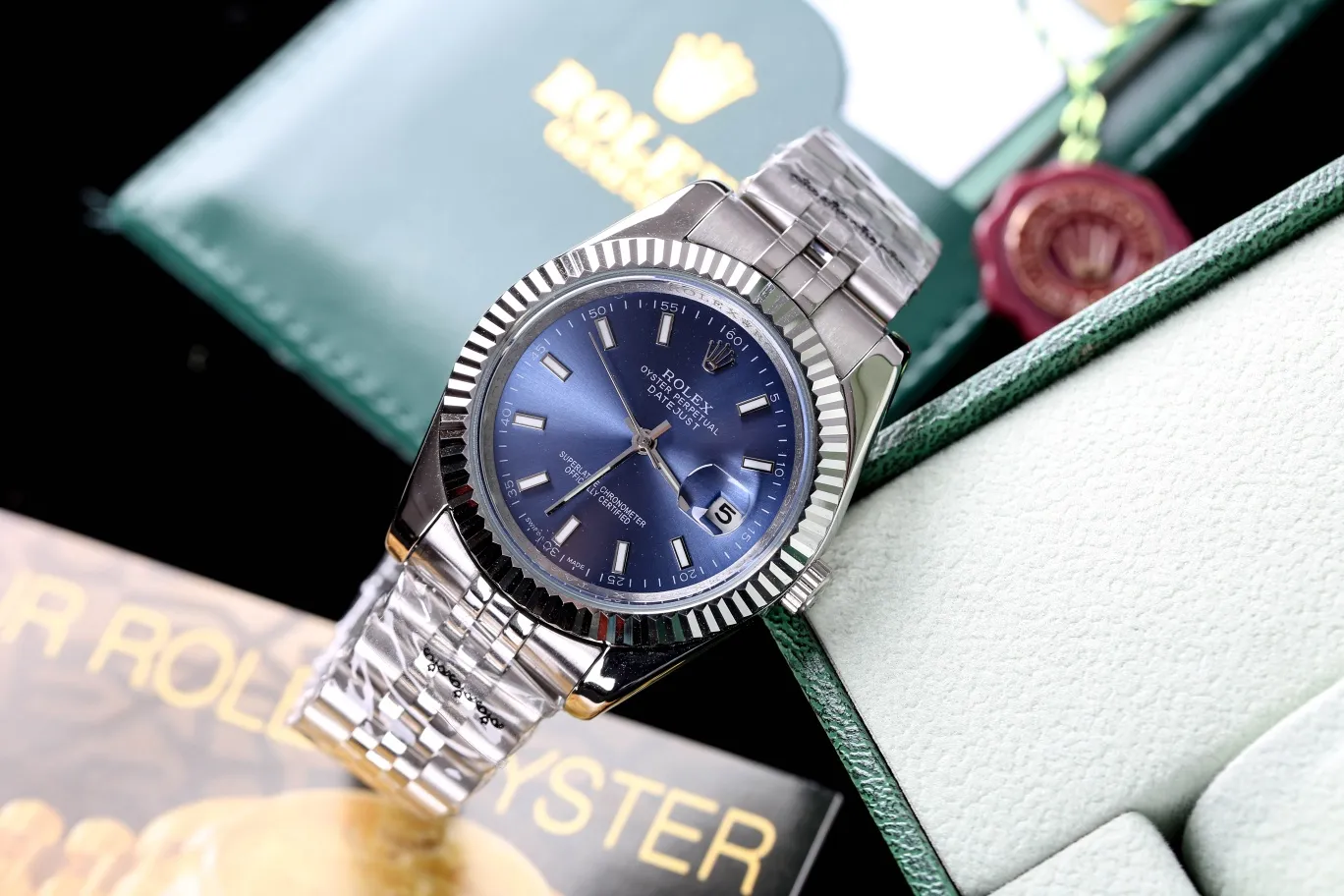 [High-end replica] 💰1120 Rolex - 💯ROLEX💥 [Once and for all, classic and timeless] As one of the most valuable watch brands, the Rolex Datejust watch covers all its brand characteristics and uses a fully automatic mechanical movement to give full play to its precise and durable characteristics [Movement] Equipped with a fully automatic mechanical movement and accurate travel time [Case] 316 stainless steel case , the original 41mm size is more suitable for Oriental men, with scratch-resistant glass, clear reading [Bracelet] 316 stainless steel five-bead bracelet, with original buckle