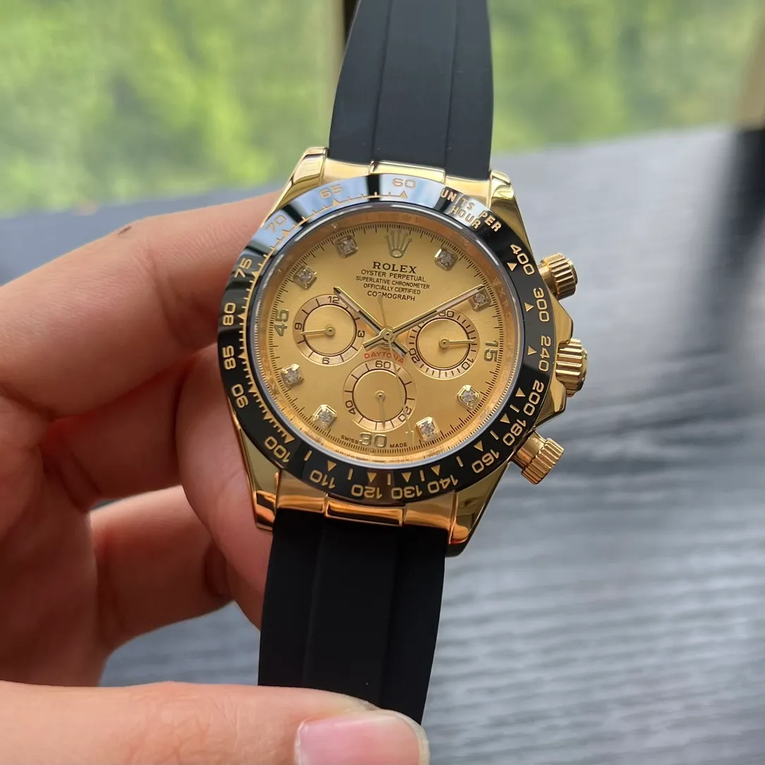 【High-end replica】💰1240! Rolex --- distinguished Daytona series mechanical men's watch! Top men's watch, imported 316 stainless steel case! Sapphire mirror, durable and wear-resistant, 316 full stainless steel/imported rubber band watch, fully automatic imported Citizen 8215 mechanical movement, accurate travel time, size 40mm and thickness 11mm, new product exclusive assembly is hot selling... Bowl beauty display, infinite charm, extraordinary temperament, come and snap up, the best products are endless!