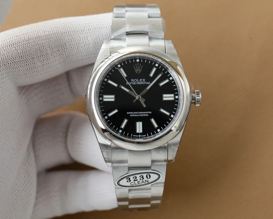 【High-end replica】💰1160! Customized all-in-one machine 💰1720! Rolex Oyster Perpetual 41mm men’s brand new upgrade! The colors are complete, and the official website has matching colors❤️! It is equipped with a brand new imported 9015 all-in-one mechanical movement, which has stable running time. The mirror is made of double-layer sapphire mirror, which is more wear-resistant and scratch-resistant. It is waterproof to a depth of 100 meters and can swim🏊. Buy with confidence! 😘
