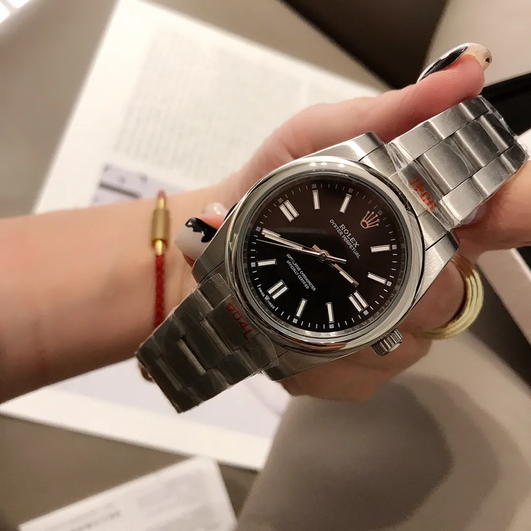 【Foreign trade import】💰920! Rolex Oyster Perpetual Craftsmanship and Quality Women's Mechanical Watch Stainless Steel 36mm Colorful Colors Different Summer Colors Rolex Women's Watches