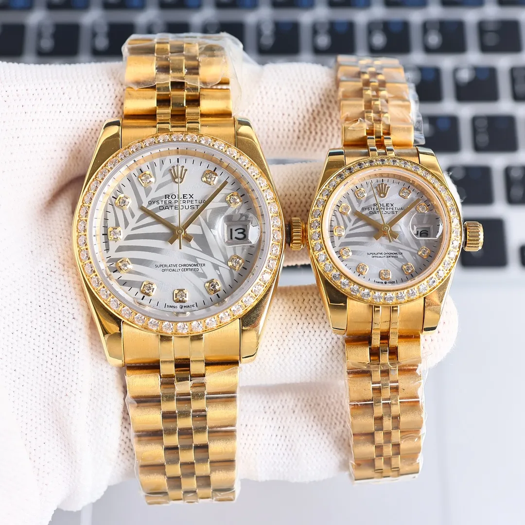[Customized all-in-one machine] 💰1720 male! 920 women! 🌟🌟Rolex Datejust series, couple watch👫, Swiss quality 100% super waterproof luminous sapphire glass back design, equipped with original imported 8215 fully automatic movement, female 6T51 movement, diameter 36mmx10.5mm. Female 28mm, looks the same inside and out, unique! Create market-friendly prices! Welcome to forward and order! [Love][Fist][Fist][Shake hands][Handshake]