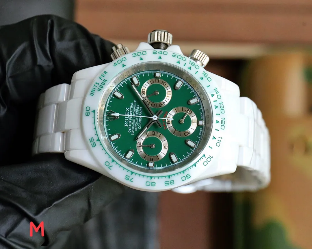 【High-end replica】💰1900! 🎩Rolex Daytona Series ROLEX Daytona Series Ceramic Case Size 43mm Sapphire Glass Mirror Swiss Quartz Chronograph Movement Ceramic Strap Original Buckle The Rolex Daytona You Can’t Put Down, The Endless Product Once and for All