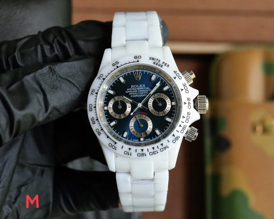 【High-end replica】💰1900! 🎩Rolex Daytona Series ROLEX Daytona Series Ceramic Case Size 43mm Sapphire Glass Mirror Swiss Quartz Chronograph Movement Ceramic Strap Original Buckle The Rolex Daytona You Can’t Put Down, The Endless Product Once and for All