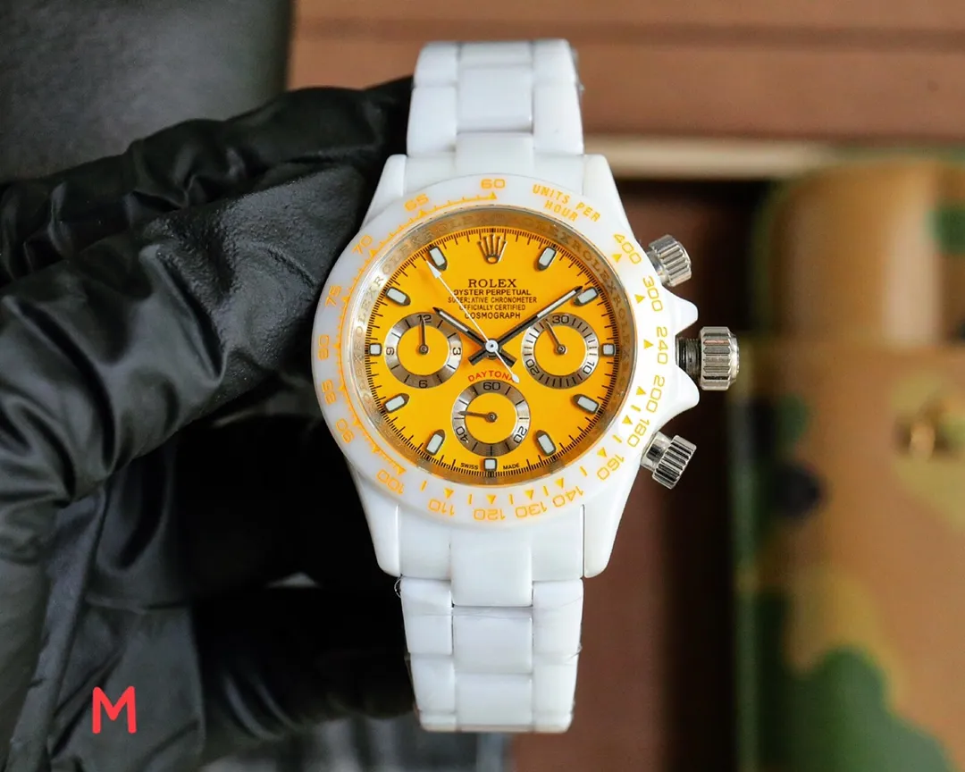 【High-end replica】💰1900! 🎩Rolex Daytona Series ROLEX Daytona Series Ceramic Case Size 43mm Sapphire Glass Mirror Swiss Quartz Chronograph Movement Ceramic Strap Original Buckle The Rolex Daytona You Can’t Put Down, The Endless Product Once and for All