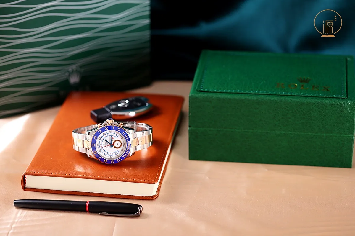 【Foreign trade import】💰1120! Rolex men's watch, Yacht-Master gold automatic mechanical men's watch, top men's watch, imported 316 stainless steel case! Mineral super strong mirror, long-lasting wear resistance, ceramic ring with rotatable ring mouth, 316 all-stainless steel band watch, fully automatic mechanical movement, accurate travel time, size 40mm and thickness 11mm, new product exclusive assembly is hot-selling... Bowl beauty display, infinite charm, extraordinary temperament, come and buy, high-quality products are constantly available, [look for the exclusive new background of the first release]