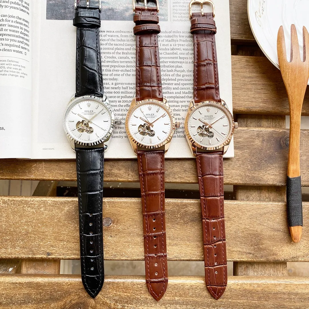 【High-end replica】💰1440! Rolex's premium men's watch features a three-pin small hollow flywheel design, exquisite craftsmanship, originality, nobility and gentlemanly style. Using fully automatic mechanical movement, top-grade 316 stainless steel case and strap, mineral super mirror, size 41-13