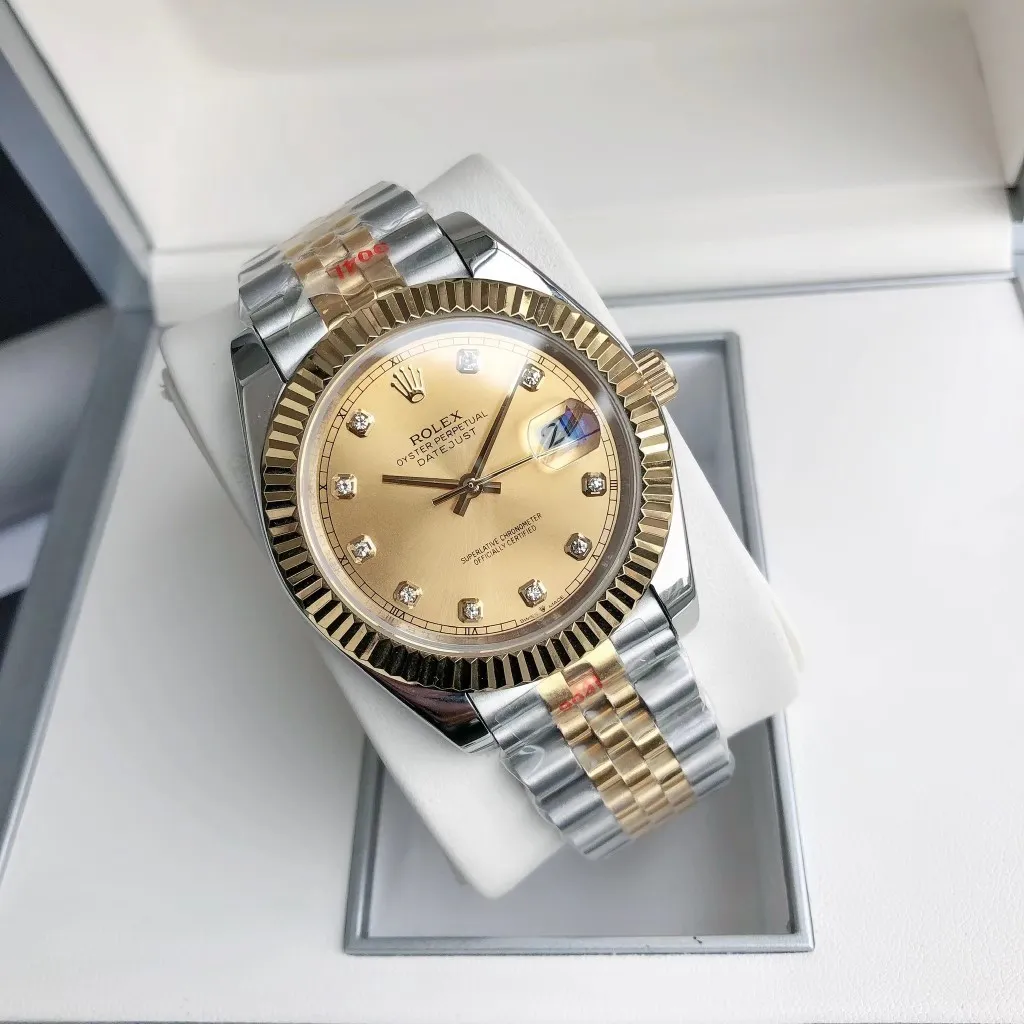 【High-end replica】💰1240! The 2022 new Rolex Datejust 41mm men's watch has been upgraded to the official version [color], the original hot-selling hot model, the 41mm diameter is more contemporary, the official update is suitable for the public, and the size is suitable for the public! "Once and for all" is waiting for you. Highlight 1: Continue to uphold the brand new imported Citizen 8215 movement, factory movement testing and adjustment! The appearance details are all original and authentic! Really built both inside and outside [Strong] Highlight 2: Original and consistent factory accessories; Highlight 3: Corrected 41mm official synchronous original buckle, polished five-bead bracelet parts! The affordable Citizen is truly built with the quality standards of major manufacturers [strong] Highlight 4: The bar scale is highly efficient and super strong, filled with long-lasting luminous powder, and the luminous quality is comparable to the original! The workmanship of the dial is exquisite, and the fonts, scales and details are all derived from the craftsmanship of large manufacturers, which is comparable to the original [strong] Highlight five: scratch-resistant sapphire crystal glass mirror, anti-reflective convex magnifying (2.5-digit) calendar window, the magnification is synchronized with the original, and the time and calendar reading are clear and transparent [strong]