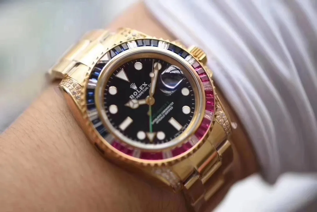 【High-end replica】💰1720! Rolex ROLEX GMT-Master II Greenwich Series Imported fully automatic Citizen 8217 mechanical movement • 40mm • Sapphire mirror (blue light magnifying glass) • Three-bead steel belt • Safety buckle Luminous Temperament does not mean taste. Your choice can prove it.