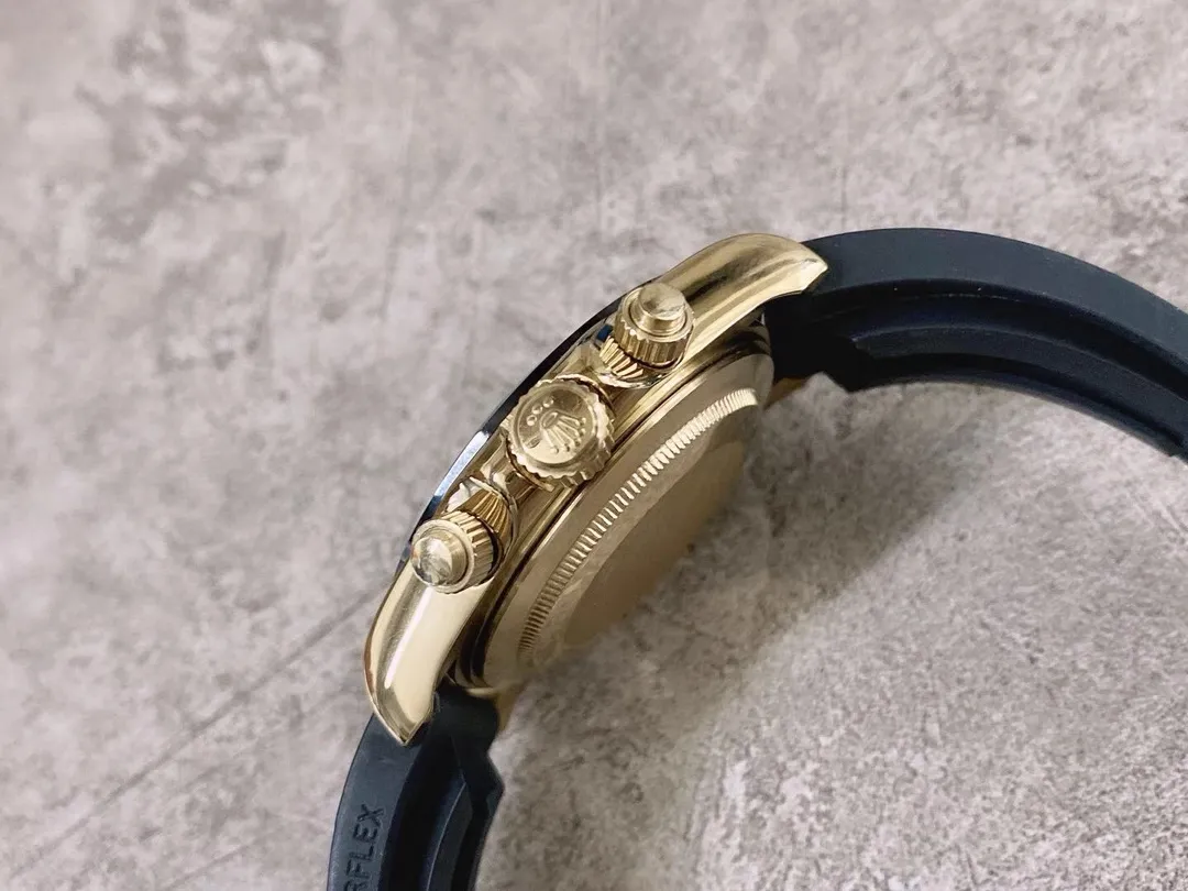 【High-end replica】💰1160! Rolex - Rolex Style: Daytona men's mechanical watch Movement: Imported fully automatic Citizen 8215 movement Size: Diameter 40mm Thickness 11mm Case: 316 stainless steel case Mirror: Sapphire mirror Strap: Comfortable silicone strap-original buckle
