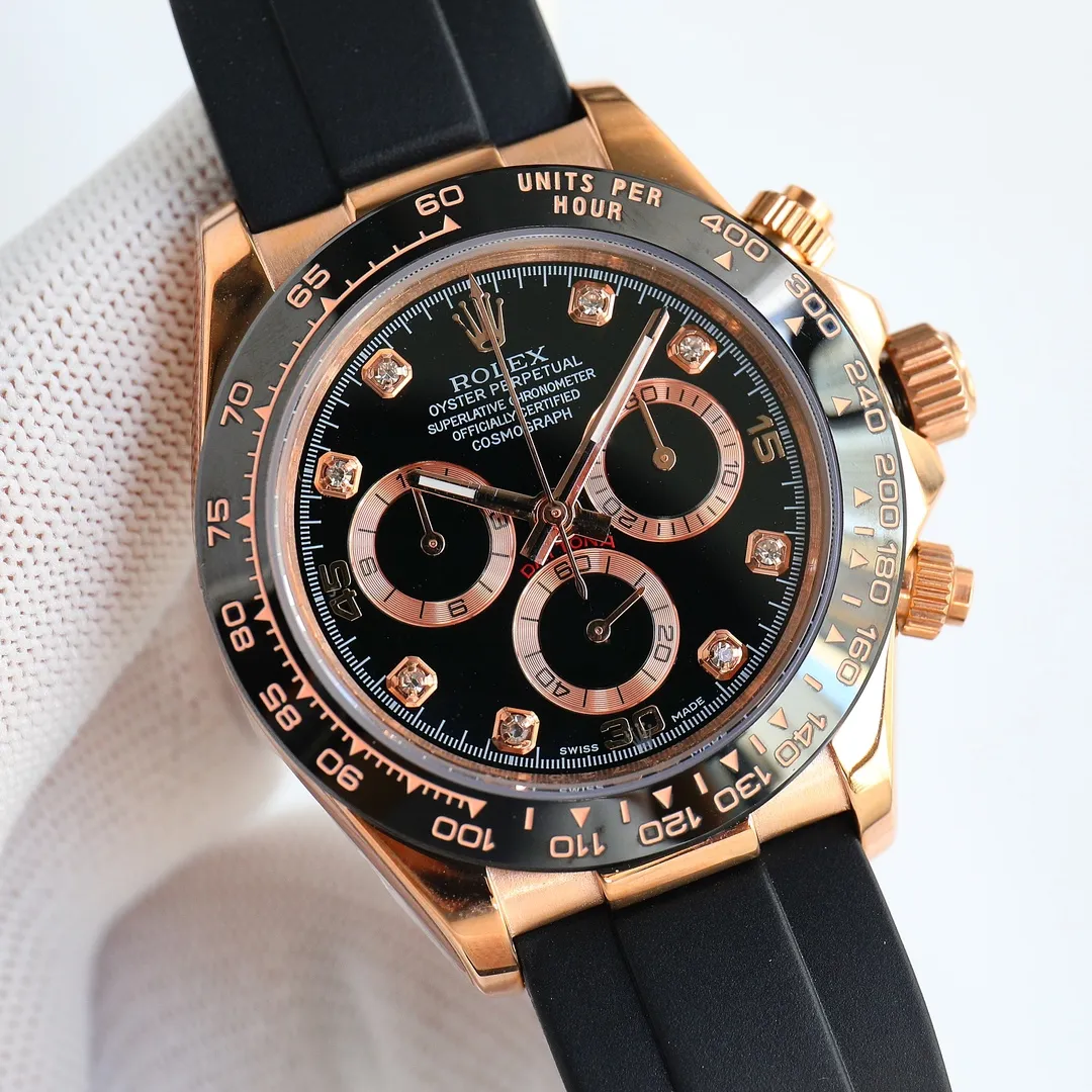 【High-end replica】💰1160! 【Top Replica】💰Private chat! Rolex Daytona, exclusive quality 904 steel version, top replica ROLEX Rolex Daytona, Daytona chronograph watch, 904l stainless steel, screw-in crown and buttons, using Swiss 4130 automatic mechanical chronograph and running seconds movement, efficient, accurate and stable, table diameter 40mm, thickness 12.2mm, same model as Shawn Yue. This picture is a top replica real shot!
