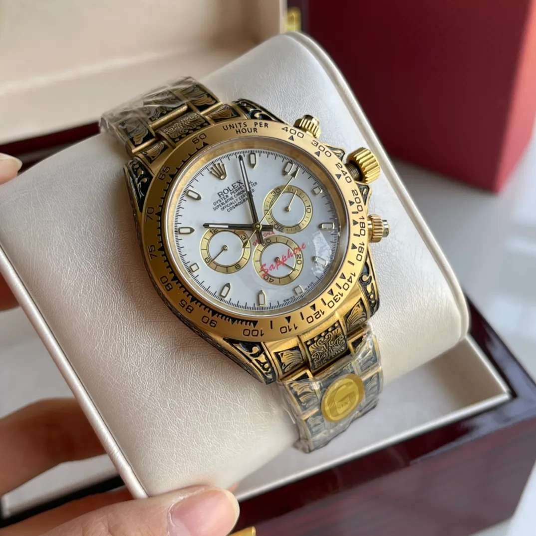 【Foreign Trade Import】💰1960! "Daytona" modified version [Latest]: Rolex 📷📷 Hand-painted [Type]: Fine men's watch [Strap]: 316 stainless steel strap [Movement]: High-end fully automatic mechanical movement [Mirror]: Mineral-strengthened glass (higher definition) Elegant taste Vast and majestic Ingenuity A treasure for the wrist Size: 42mm diameter 11mm thick Hot sale on the market! Welcome to reprint!