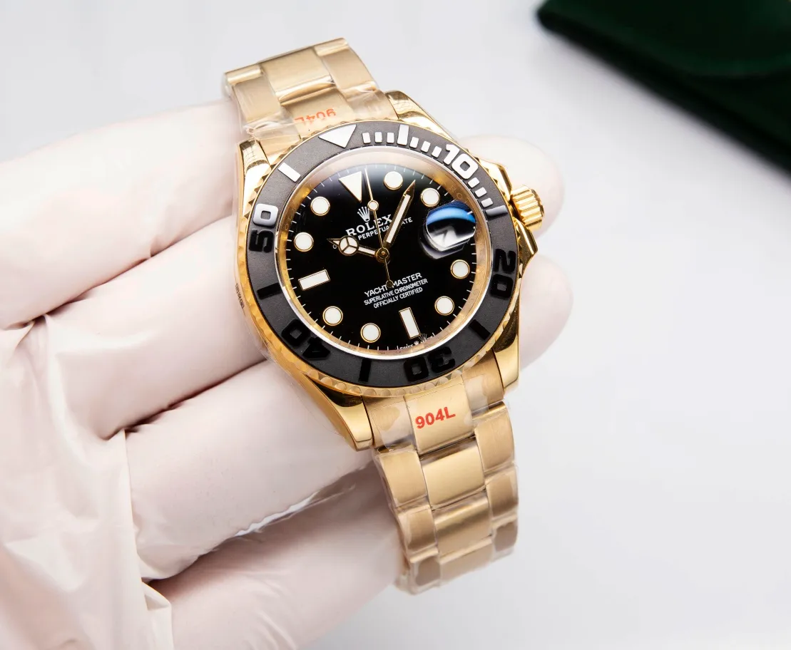 【High-end replica】💰1160! 【Customized all-in-one machine】💰1720! Rolex Yacht-Master series, a classic watch once and for all [Movement] Equipped with a brand new imported 9015 all-in-one fully automatic mechanical movement, with accurate travel time and excellent performance. It is equipped with an original case, with a small blue sapphire glass, a diameter of 40mm, a 316 stainless steel strap, and an original buckle. It is classic and fashionable, with extraordinary taste. It is worth owning! [Rose][Rose][Rose] (Focus on original new machines) The actual pictures are of customized all-in-one machines!