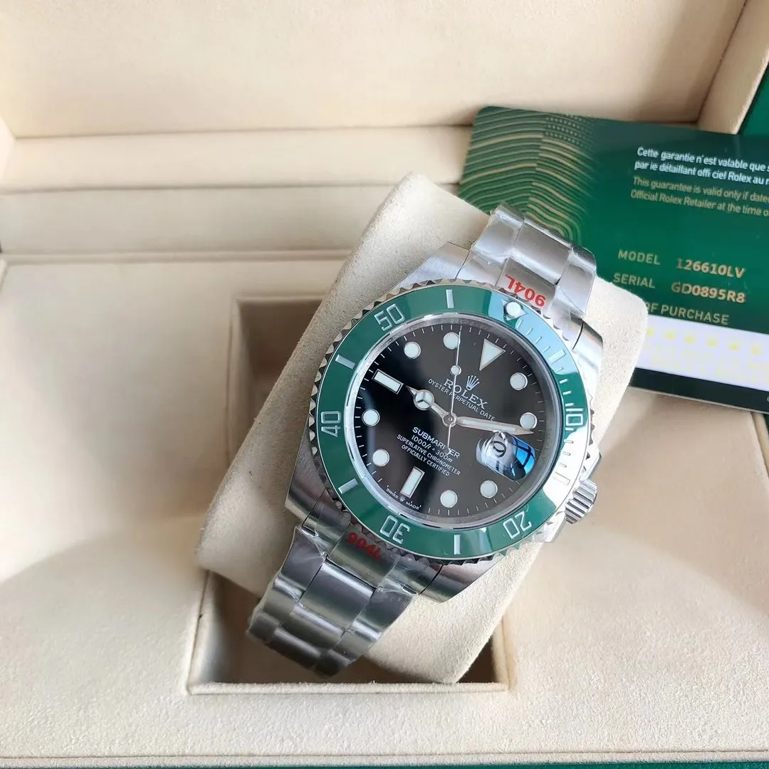 【High-end replica】💰1160! 【Customized all-in-one machine】💰1720! Rolex Submariner The new upgraded version of Submariner - the brightest star in the night sky. The appearance details of the built-in new Citizen movement are consistent with the original. The official synchronization in 2022 is the new Submariner [color] Citizen Submariner. On the occasion of the replacement of the Submariner calendar model, GD quality control will also open a further perfect interpretation of Citizen watches! Redefine the quality and value standards of Citizen watches! GD quality control will work with elite accessories manufacturers to strictly inspect and select, and is committed to making more perfect Citizen watches! This time, the details of the Submariner are meticulously studied and multi-layered quality control is carried out. The specific details are as follows: 1. Large factory surface: The GD Submariner surface is friendly and cared for by the top factory in the industry. The radial pattern focusing effect on the disk surface is synchronized with the original. The logo and font on the disk are guaranteed to be comparable to the original ones. The scale and rounded corners are polished with exquisite craftsmanship! The scales are filled with imported luminous powder. The magnifying glass detects the roundness and fullness. It has super luminous effect and strong durability. ⚠️ The scales under luminous light are pure and not mixed with any stains. You are welcome to compare with the original ones from major manufacturers. 2. Original calendar: The only corrected original calendar font of the Citizen movement in the market. The only calendar font in its class is consistent with the original product. ⚠️ Please use a magnifying glass to compare the details of the calendar font! The blue-coated magnifying glass is the only synchronous original in its class in terms of its magnification factor, distance from the case, and other details. 3. Three codes in one: the entire network has the same original shipping accessories, that is, the three models and numbers of the watch, warranty card, and hangtag are the same, and there is no duplication. 4. The original ring: the milky white luminous pearl of the ceramic ring has super luminous, luminous effects, and non-luminous normal color are consistent with the original; the ring scale is filled with top-notch mercury, the first of its kind. 5. Movement guarantee: Since the GD factory has focused on Citizen movements, it has promised to eliminate the phenomenon of old machines being adulterated and shoddy! GD quality control will simultaneously screen the movement and debug it before leaving the factory! ⚠️ Please look for the exclusive quality of GD products