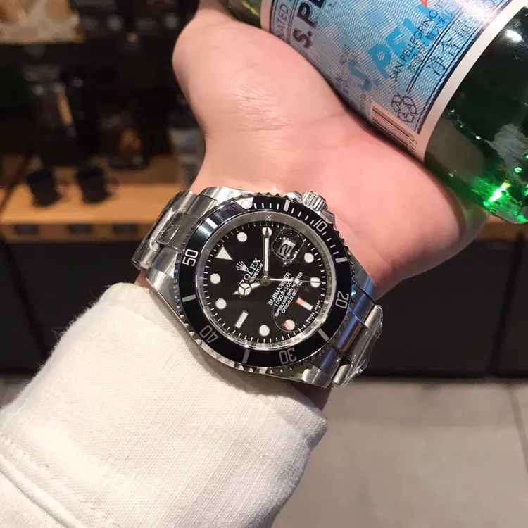 [Foreign trade import] 💰850 🔜 Rolex Black Water Ghost➖ROLEX Style: Fine men's watch, exquisite craftsmanship, Water Ghost series, Perpetual log jump type, Exquisite case, only the best, more detailed small ring, full set of counter packaging🔷 Movement: Original imported mechanical movement Strap: 316 stainless steel strap Mirror: sapphire scratch-resistant mirror glass Size: 40mm 11mm