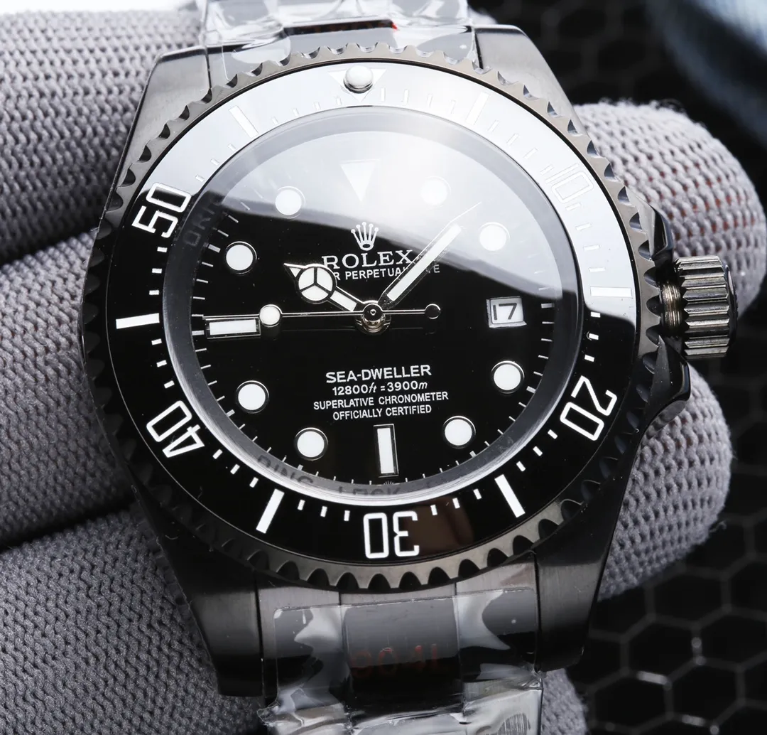 【High cost performance】💰1900! Rolex Submariner SEA-DWELLER Ghost King Introduction: The essence of the replica, parallel purchase version of Ghost King SEA Case: Made of fine steel, consistent with the original Ring: Original craft ceramic ring Three-dimensional scale ring Movement: Equipped with the top Citizen 8215 brand new movement (zero repair) Diameter: 44mm A genuine A-level replica Rolex Ghost!